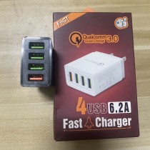 急速快充頭 QC 3.0 充電頭 3孔USB